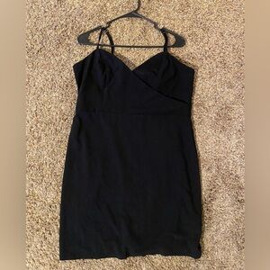 Black Plus Size Mini Dress